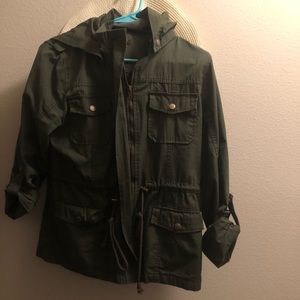 Army green jacket